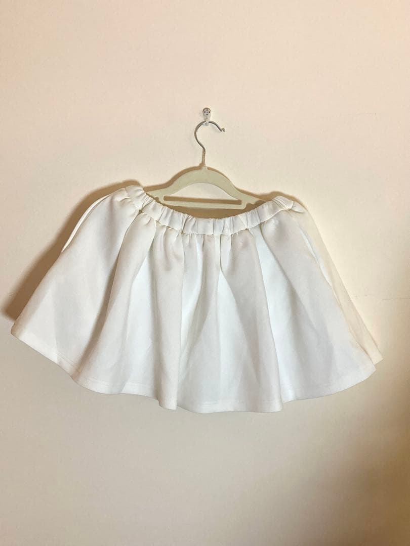 新品未使用Bibiy. NELLY MINI SKIRT ホワイトビビィ