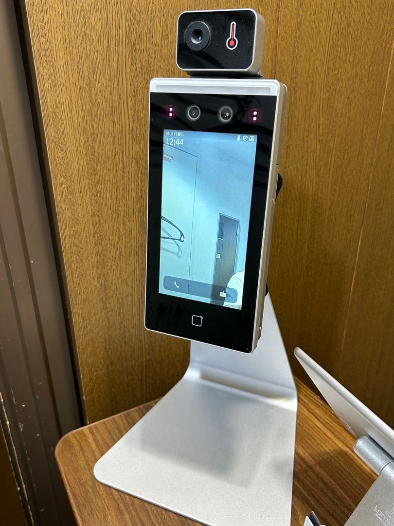 ■サーマルカメラ■体表温度測定■マスク判定■音声案内&警告■スタンド付 壁付可