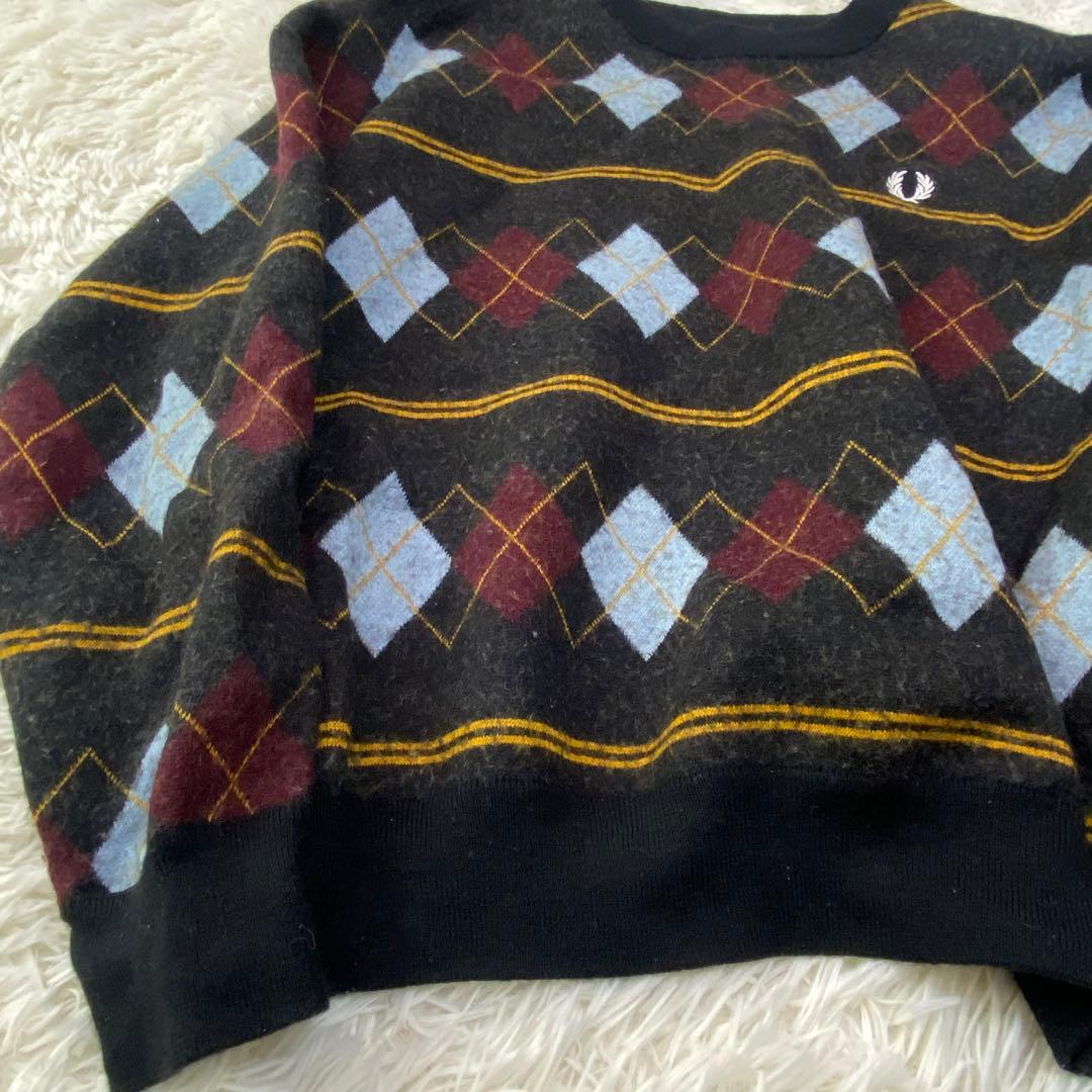 FRED PERRY x BEAMS アーガイルニット XLサイズ
