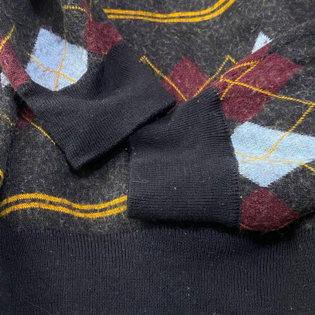 FRED PERRY x BEAMS アーガイルニット XLサイズ