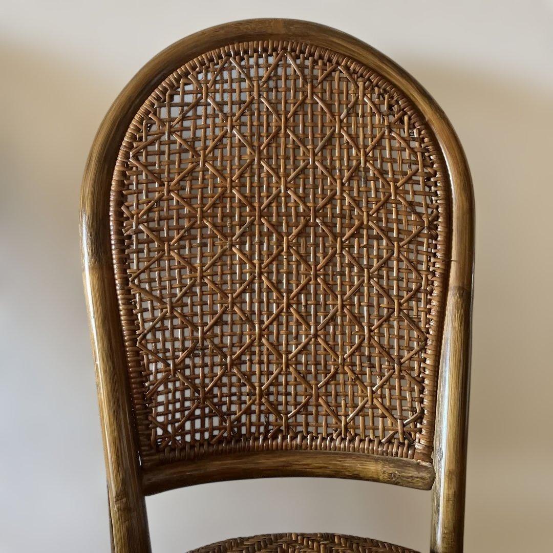 美品⭐︎ラタンチェア 籐 曲木 2脚 可愛いです