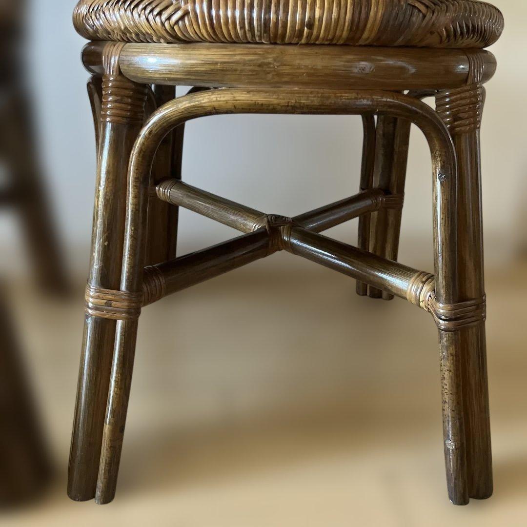 美品⭐︎ラタンチェア 籐 曲木 2脚 可愛いです