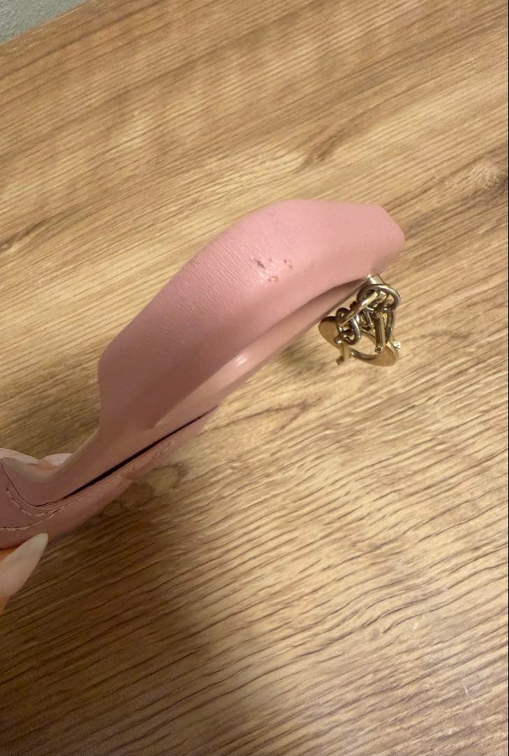 Dior ピンク ラムスキン iPhoneカバー iPhone14プロ