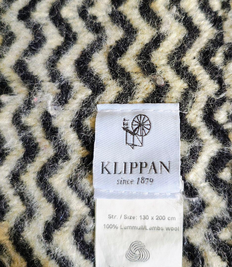 ◼️Klippanクリッパン◼️130cm✕200cmブランケット◼️ブラック