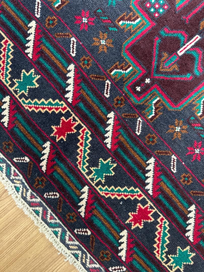 ヴィンテージラグ　トライバルラグ