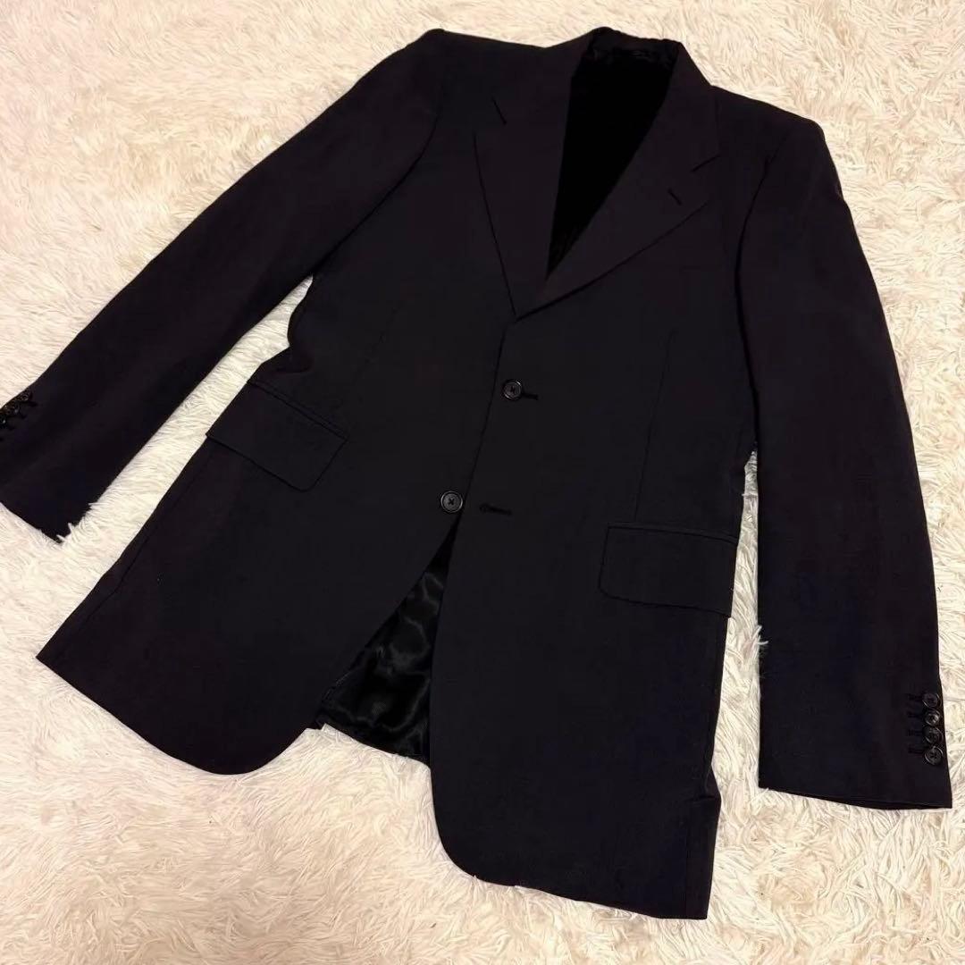 ✨美品✨PRADA テーラードジャケット Mサイズ相当 イタリア製 ダークグレー