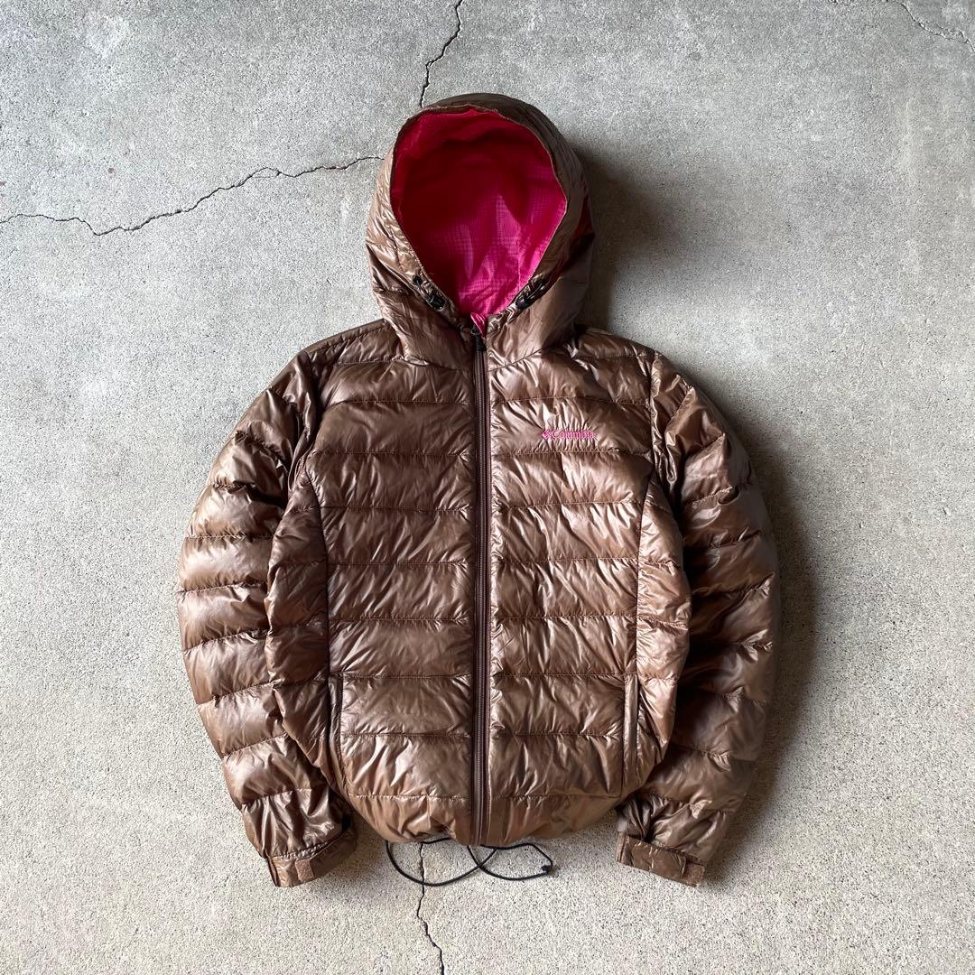 ジャケット・アウター columbia down parka brown pink archive