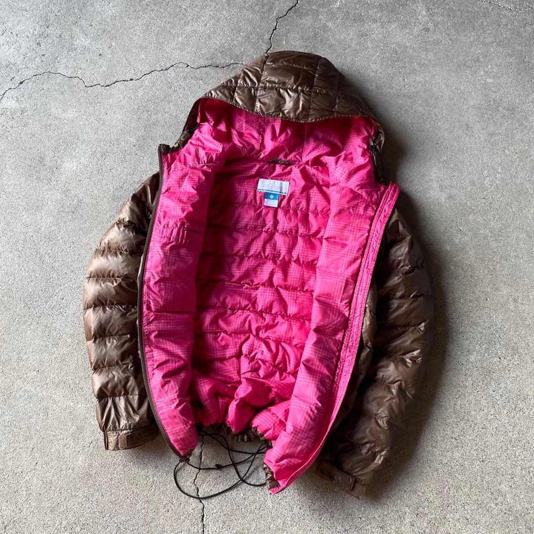 ジャケット・アウター columbia down parka brown pink archive