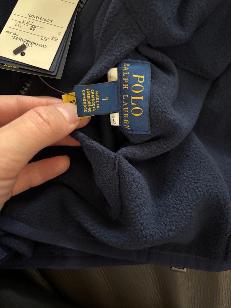 ラルフローレン　リバーシブルアウター　サイズ7 130cm タグ付き新品