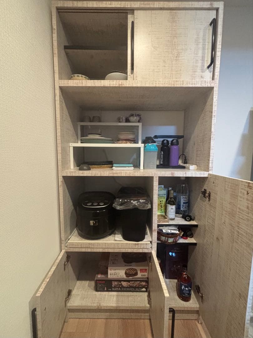 大川家具 食器棚 美品 レンジボート レンジ台 kagucoco