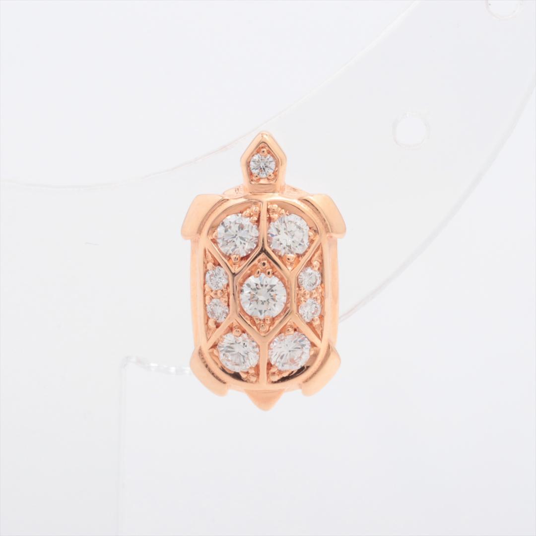 Cartier★カルティエ トーチュ ダイヤ シングルピアス 750(PG)