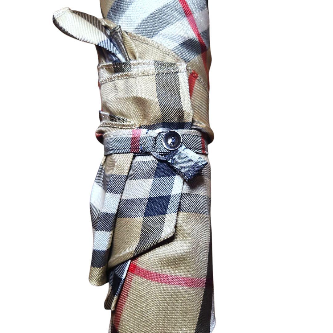 【新品未使用】バーバリー　BURBERRY　折り畳み傘　ノバチェック