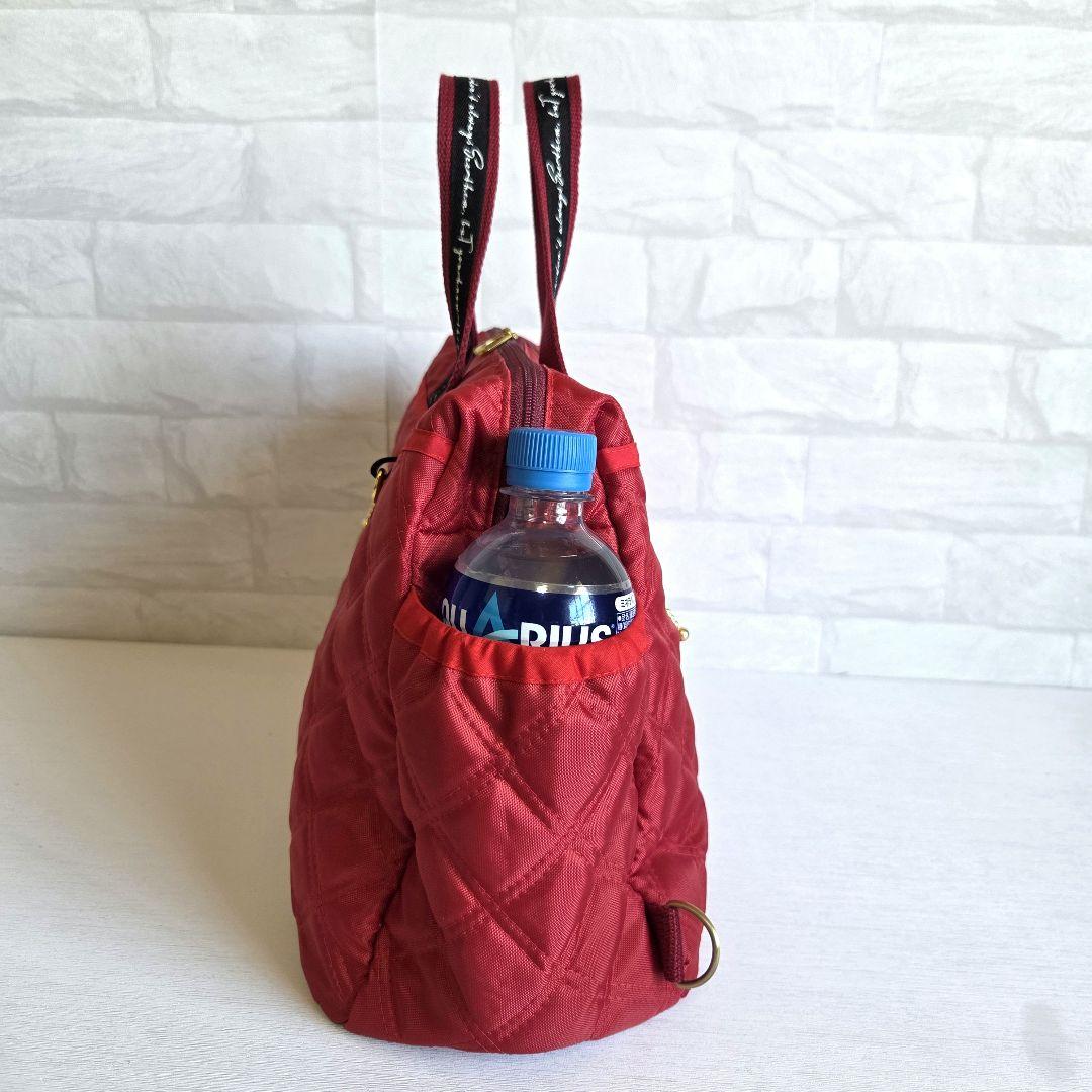 母ちゃん　ボストン型3way バッグ(L)　ナイロンオックスキルト