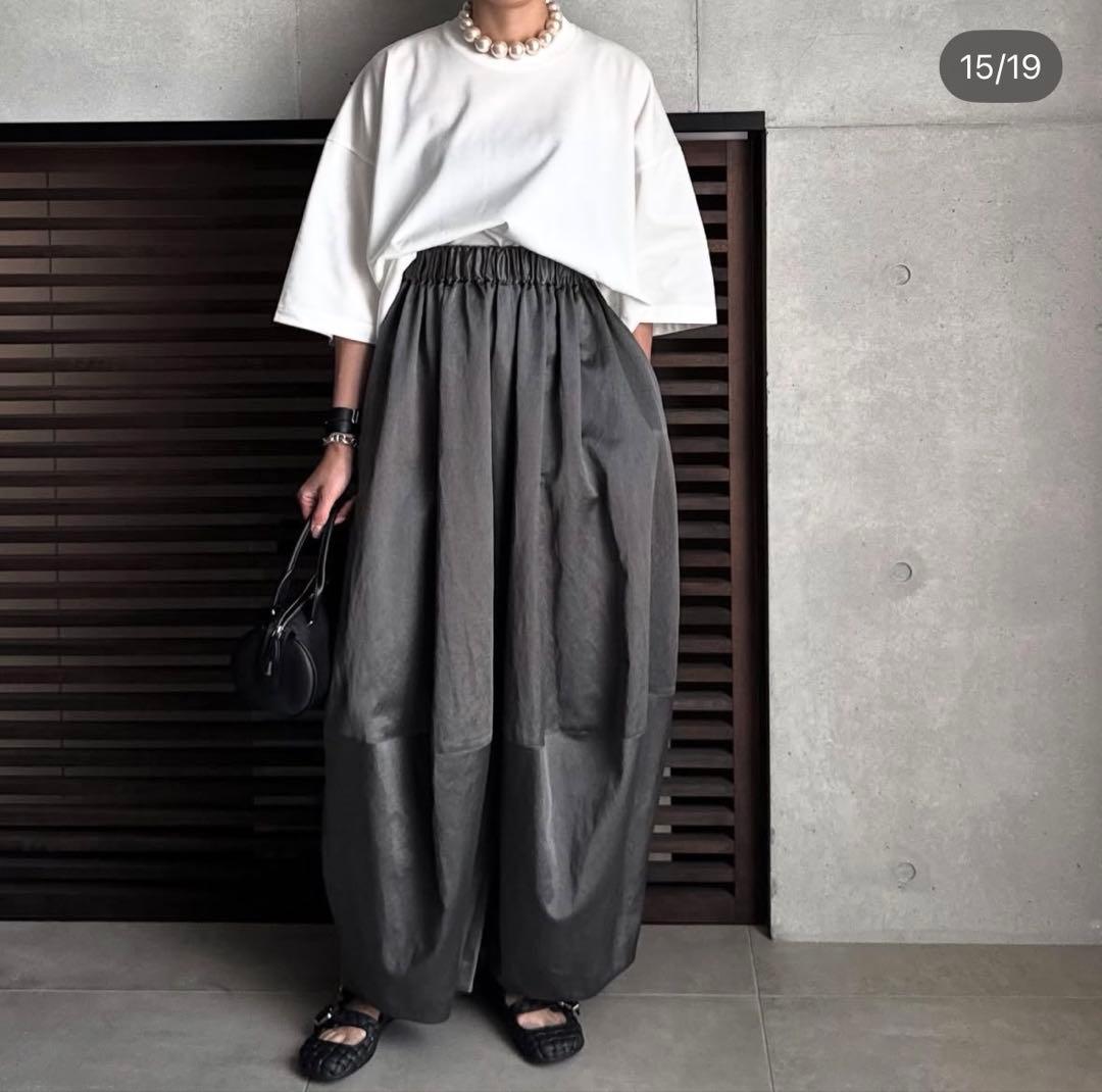 パンツ LOHEN PIGMENT DYEING COCOON PANTS