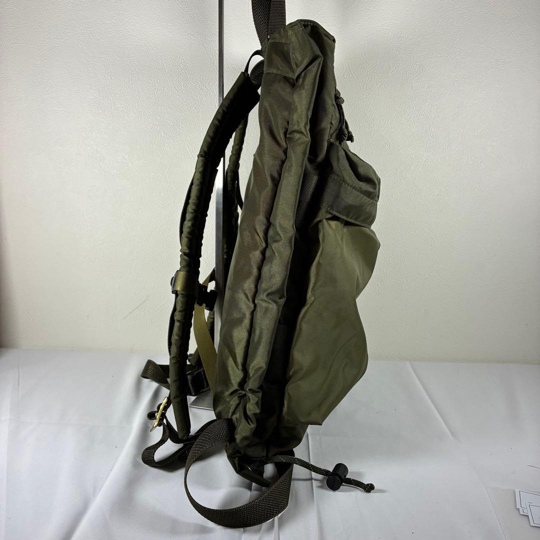 [極美品] PORTER force バックパック リュック カーキ2way