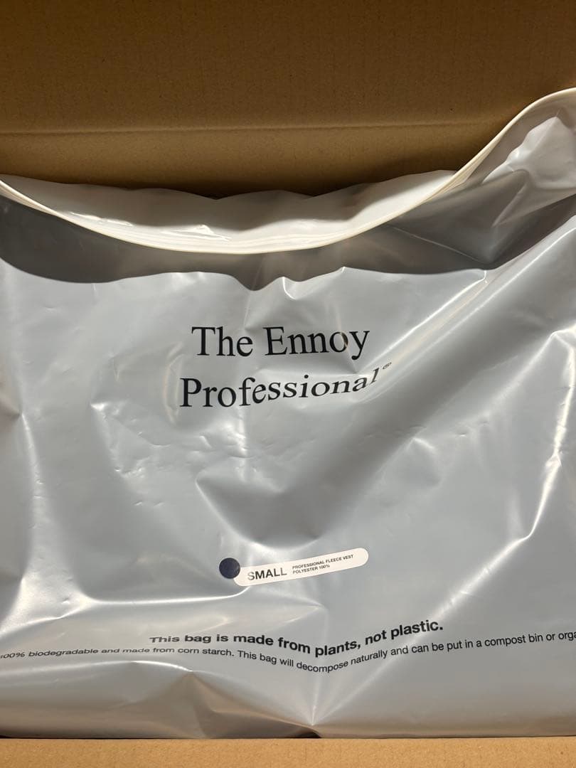 ENNOY フリース ベスト ネイビー S