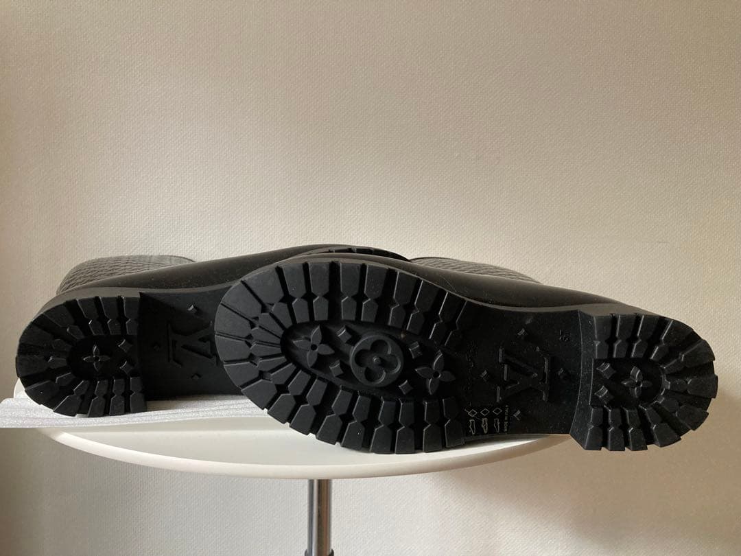 美品　ルイヴィトン　レインブーツ　ブラック　37