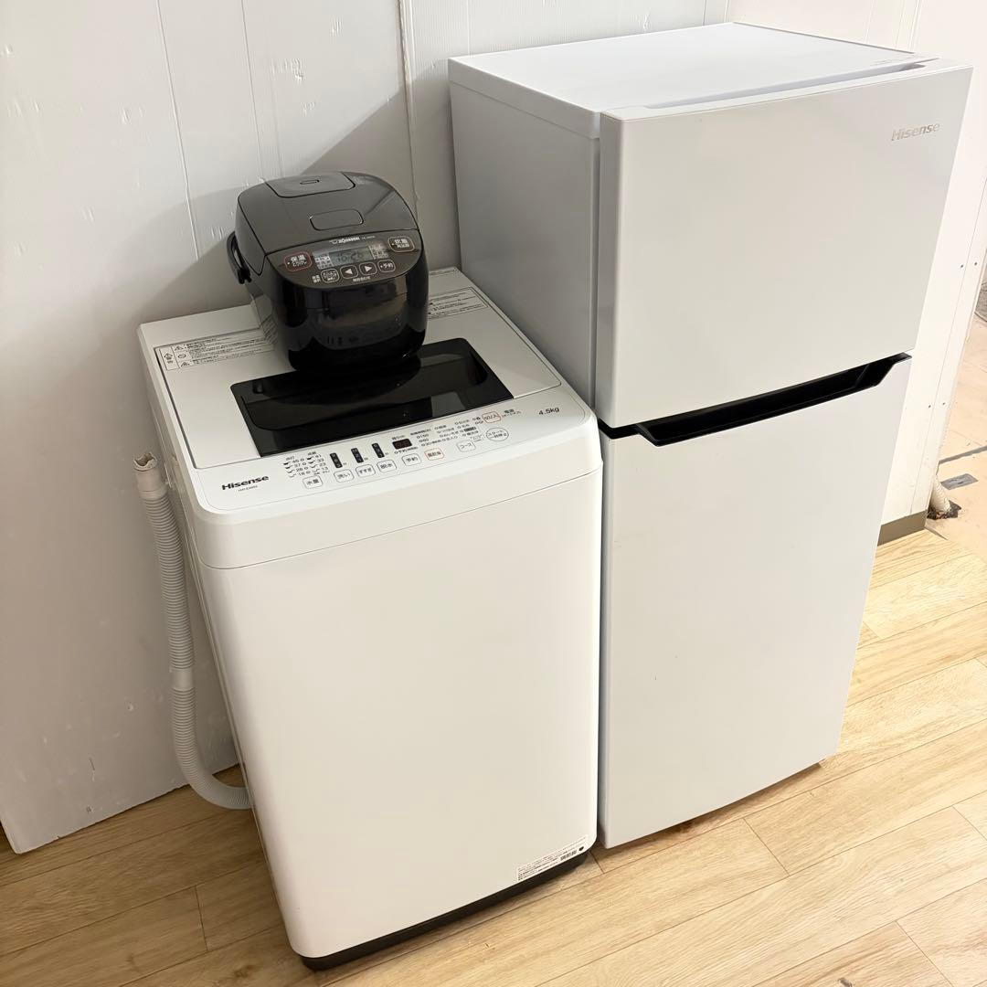 お買い得❗️1人暮らし家電3点セット　大阪、大阪近郊配送と設置無料D