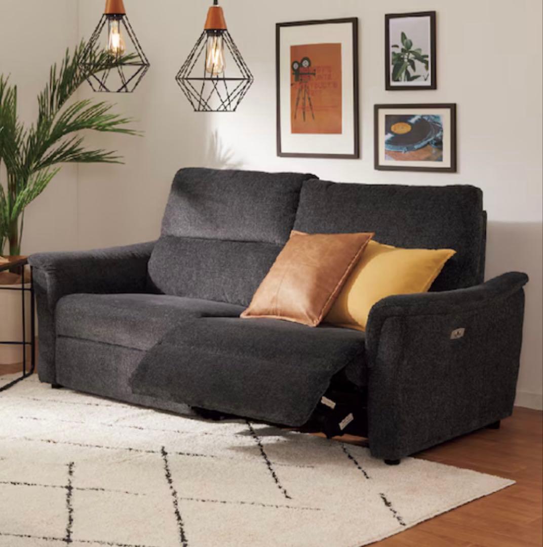 【かみ※プロフ必読】電動リクライニングソファ3人掛け