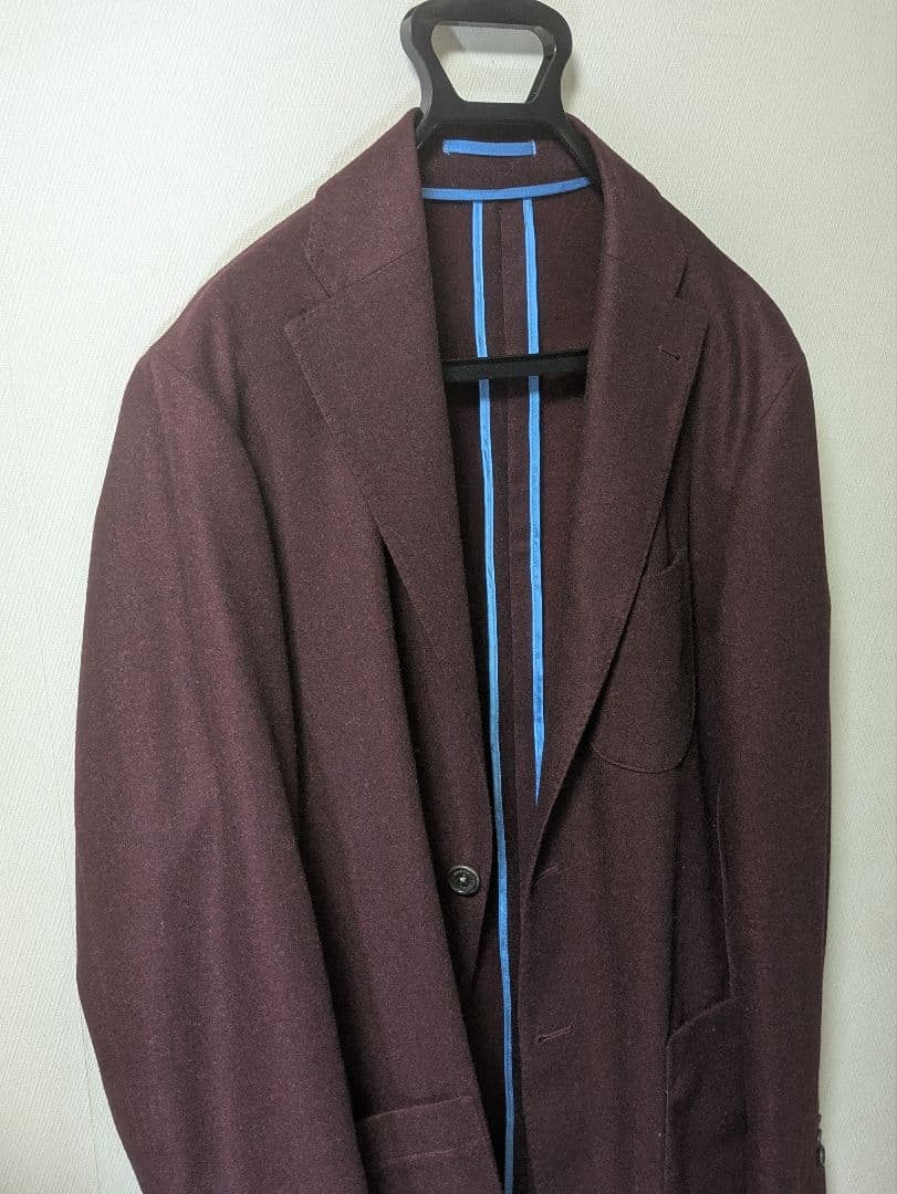 【イタリア製】SACCO ザッコ Napoli カノニコ生地 ジャケット 50