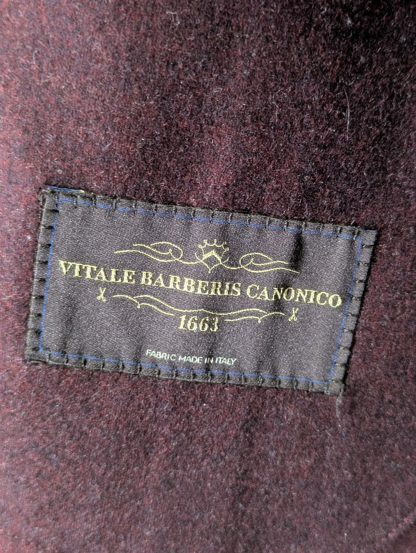 【イタリア製】SACCO ザッコ Napoli カノニコ生地 ジャケット 50