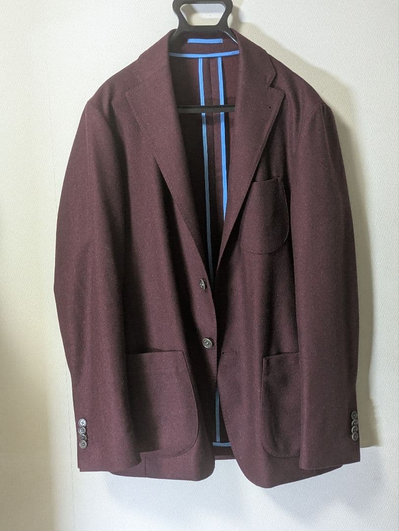 【イタリア製】SACCO ザッコ Napoli カノニコ生地 ジャケット 50