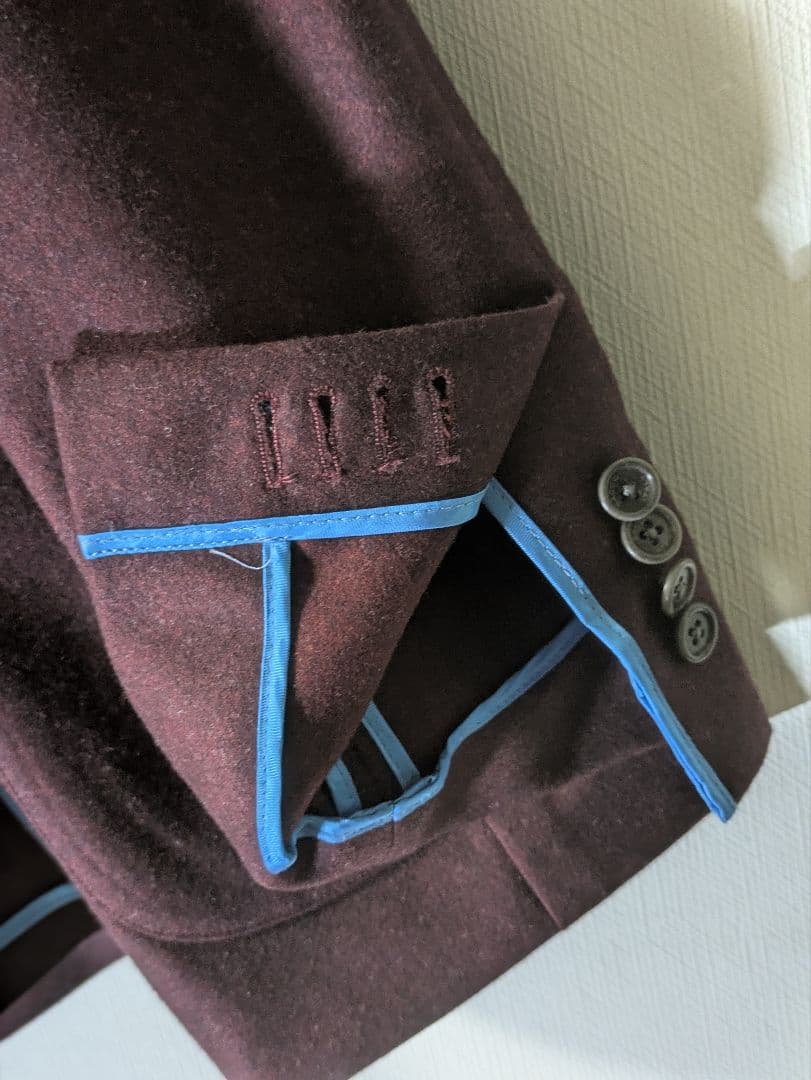 【イタリア製】SACCO ザッコ Napoli カノニコ生地 ジャケット 50