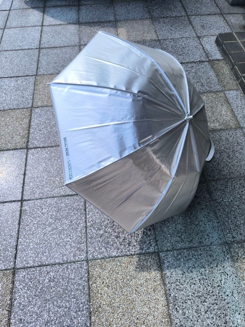 SPACECOOL日傘　熱を宇宙に逃がすスペースクール日傘