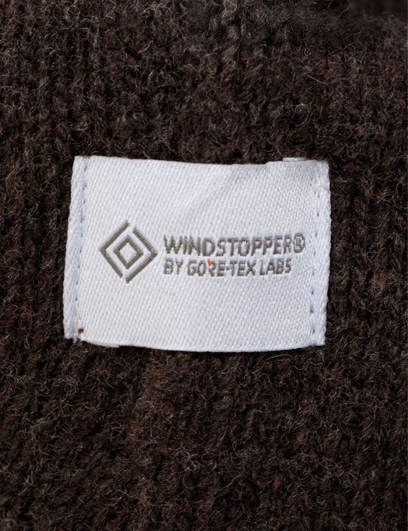 ノースフェイスパープルレーベルニットキャップ2025新品！