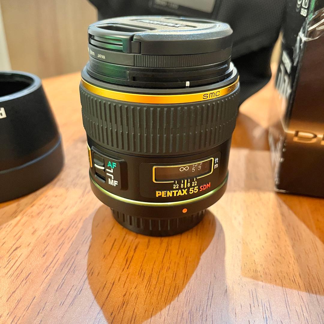 【美品】PENTAX-DA★55mmF1.4 SDM レンズ　保護フィルター付