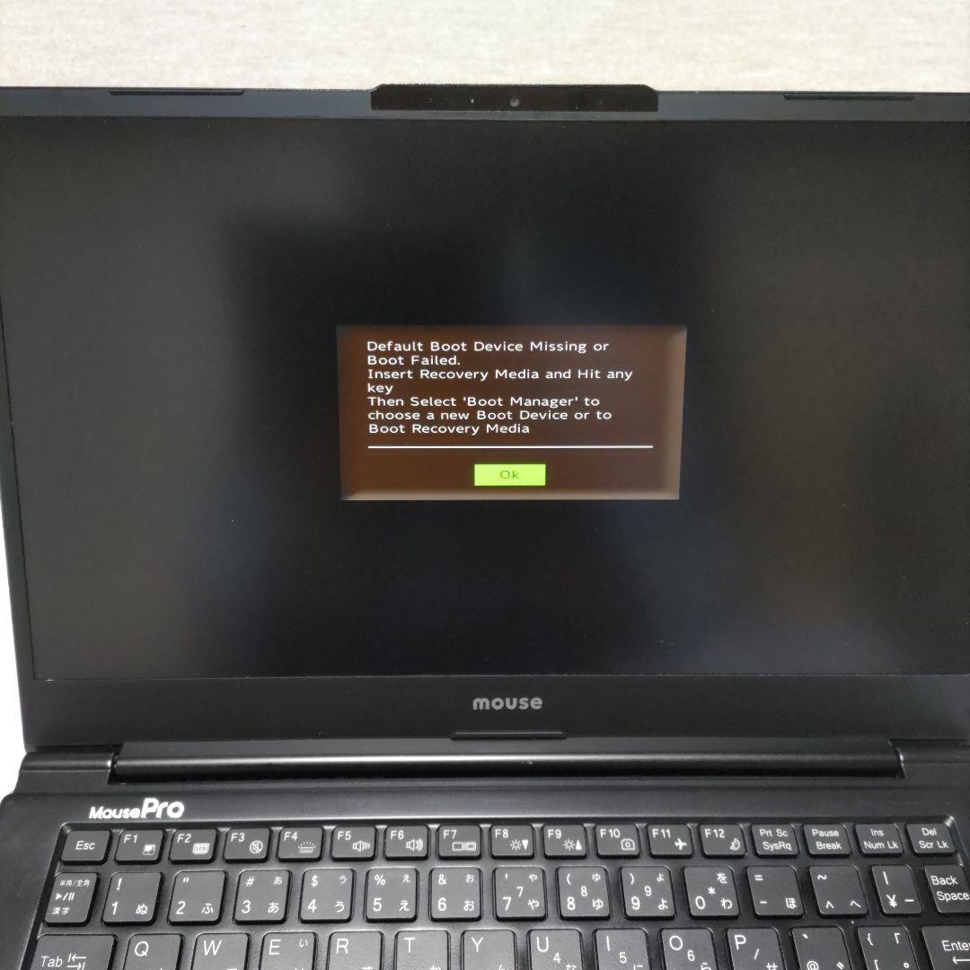 ジャンク品　第11世代　マウスコンピューター　MPro-NB420HW11