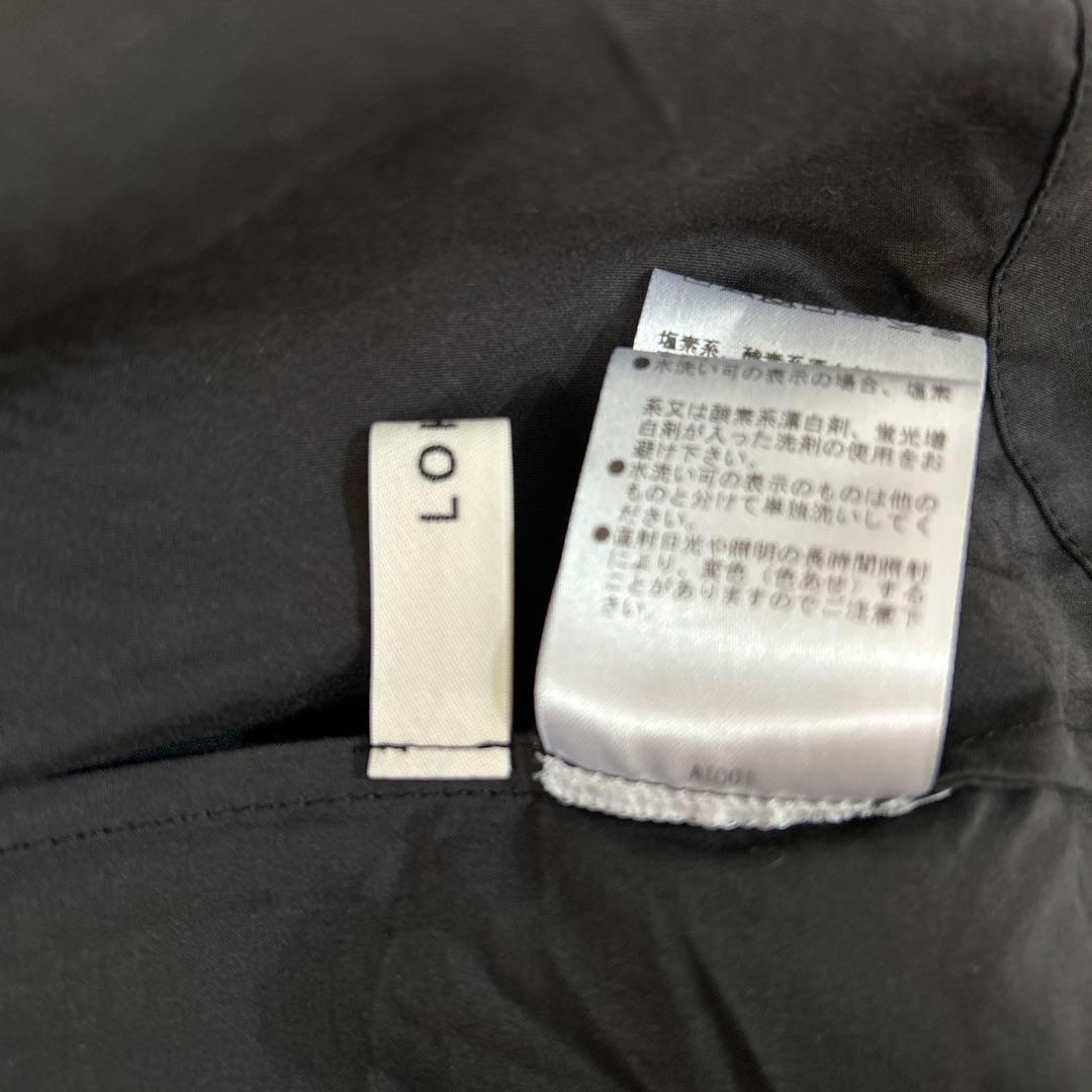 美品 LOHEN ローヘン プリーツブラウス 黒 38