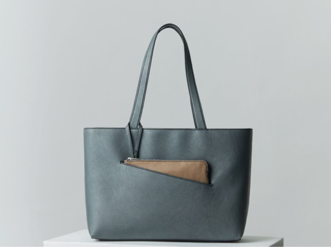 マザーハウス　リニアトートM スモーキーグレー