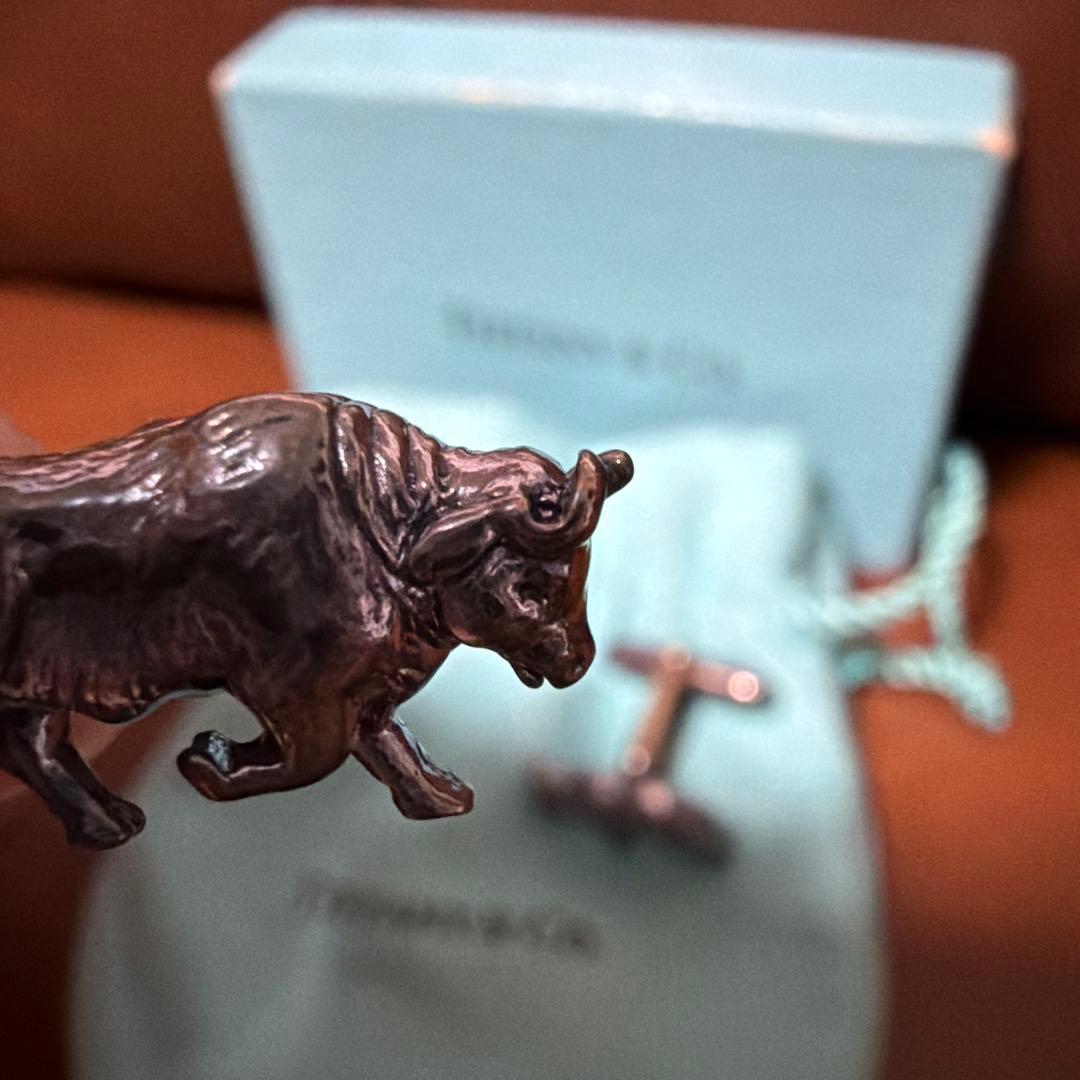 Tiffany & Co. 動物モチーフカフリンクス　silver 925