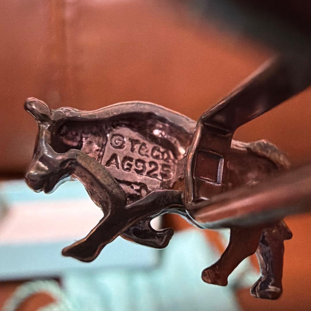 Tiffany & Co. 動物モチーフカフリンクス　silver 925