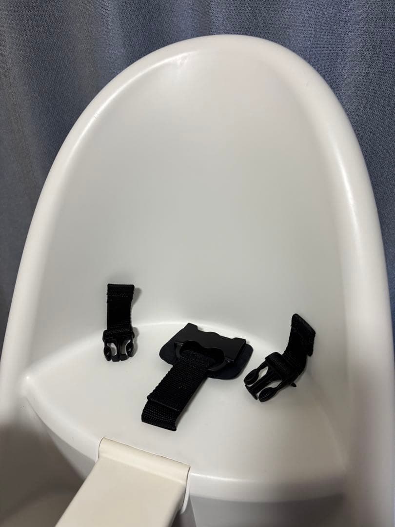 BabyBjorn ハイチェア ホワイト ベルト付き