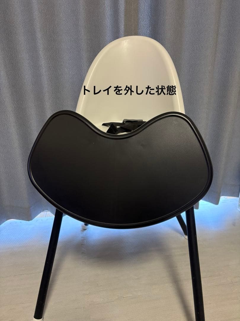 BabyBjorn ハイチェア ホワイト ベルト付き