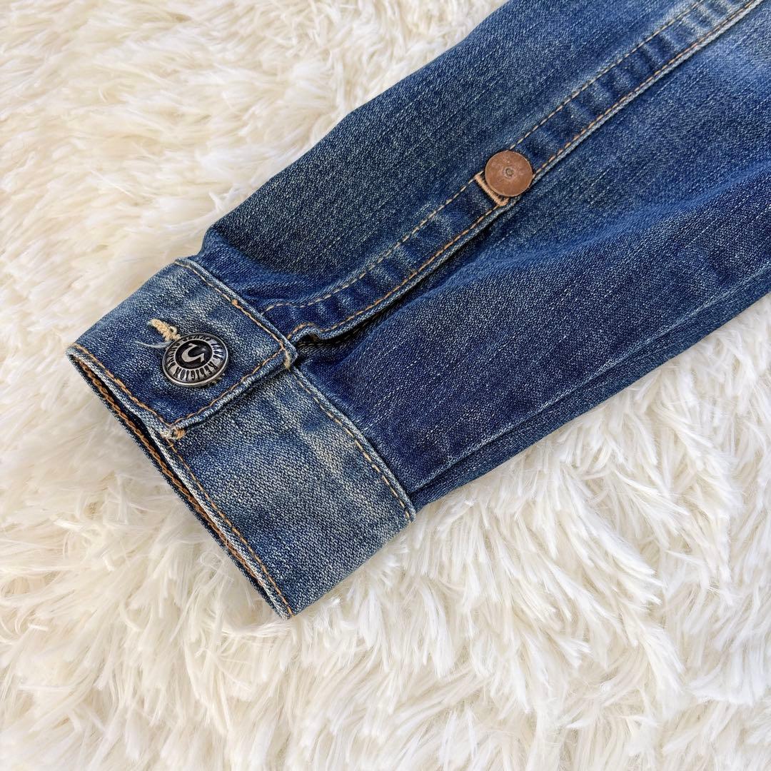 トゥルーレリジョン　デニムジャケット　ジージャン　メンズ　L美品　上着　シャツ