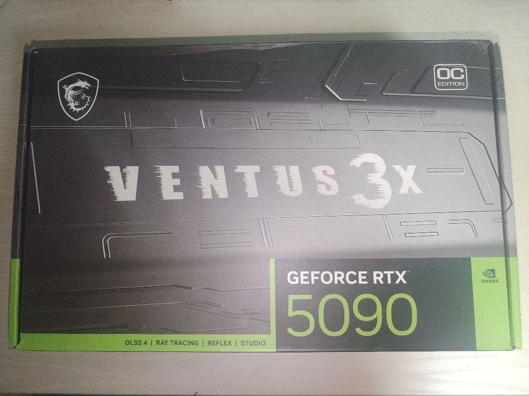 グラフィックボード・グラボ・ビデオカード GeForce RTX 5090 32G VENTUS 3X OC