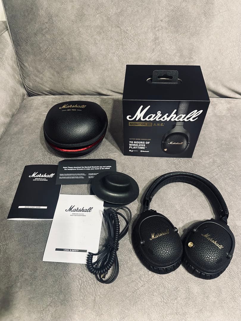 【正規品】美品 Marshall Monitor III A.N.C. ブラック