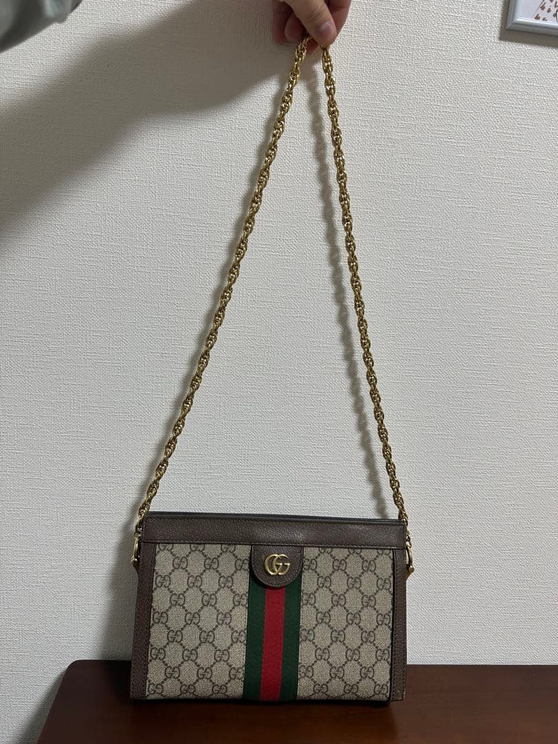 GUCCI オフィディア GGチェーンバッググッチ ミディアムショルダーバッグ