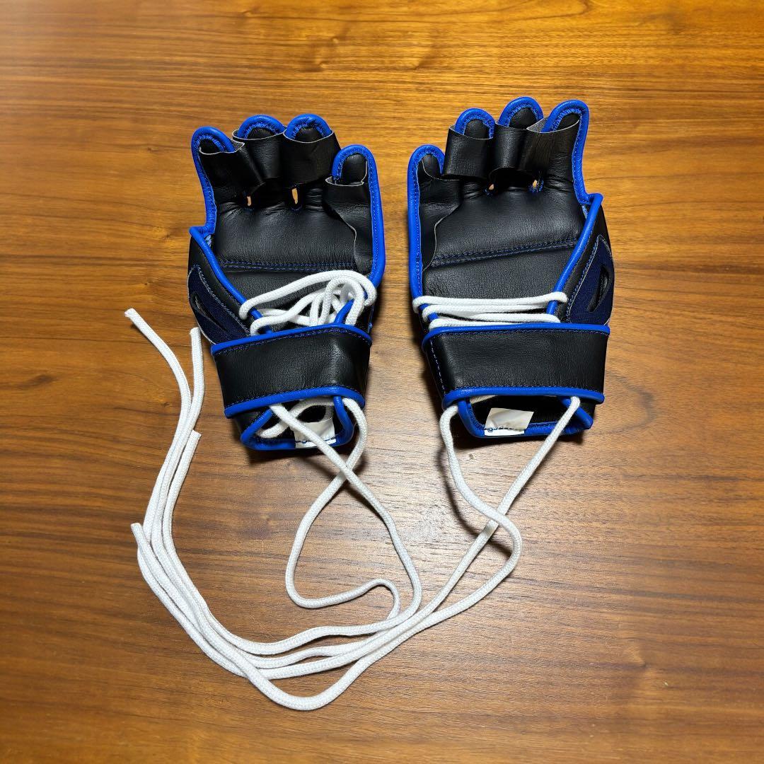【備品】DREAM オープンフィンガーグローブ ブルー×ホワイト