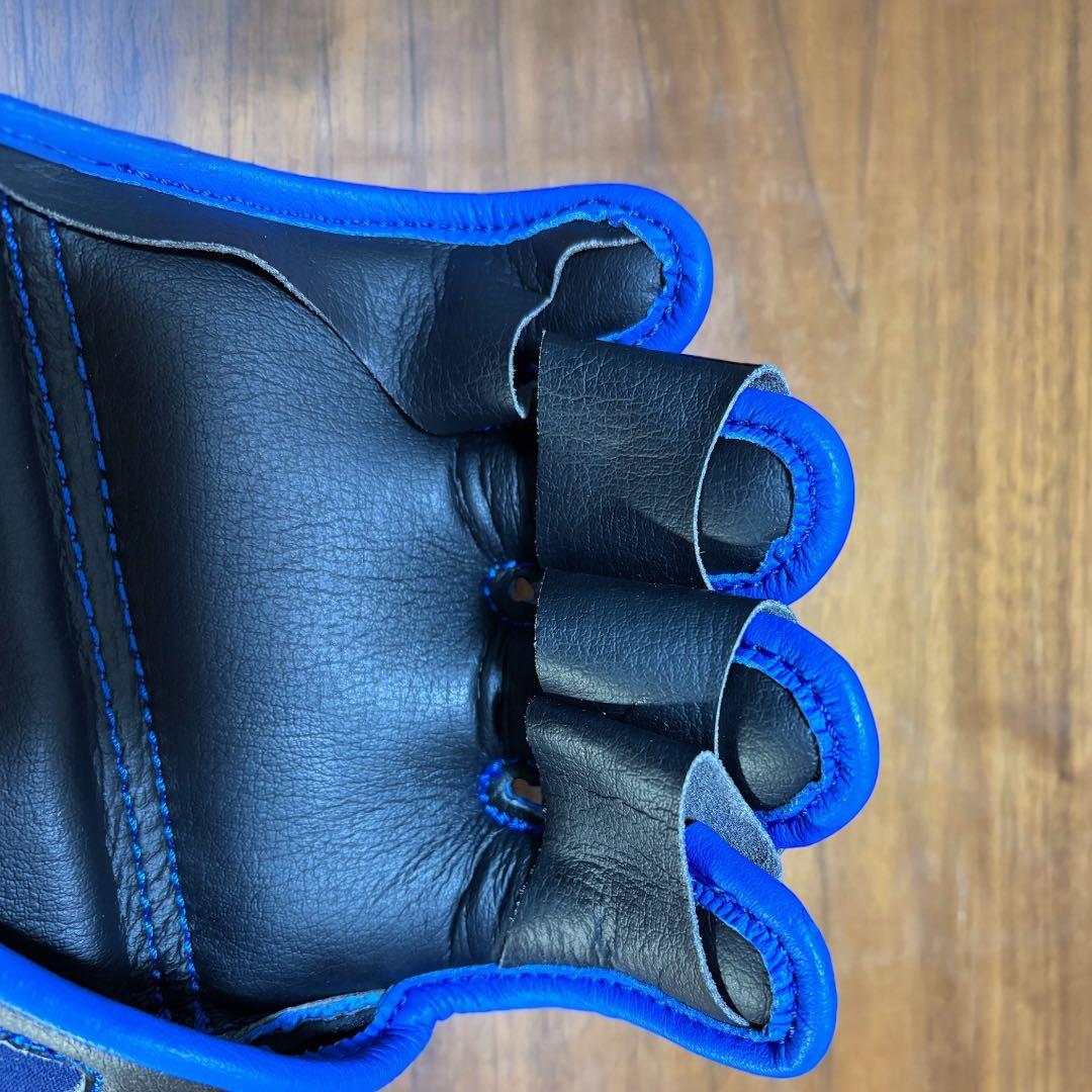 【備品】DREAM オープンフィンガーグローブ ブルー×ホワイト