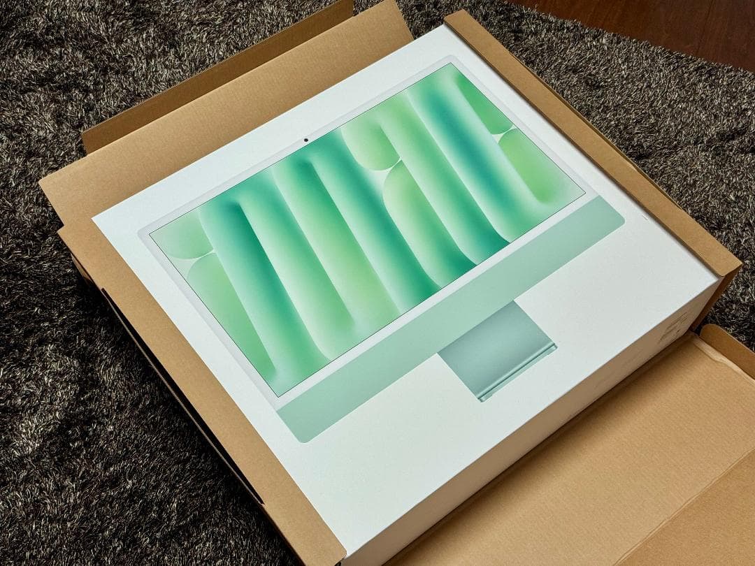 H*I様 iMac 2024 グリーン M4/32GB/2TB Trackpad