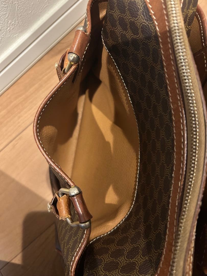 CELINE オールドセリーヌ マカダム柄 ハンドバッグ