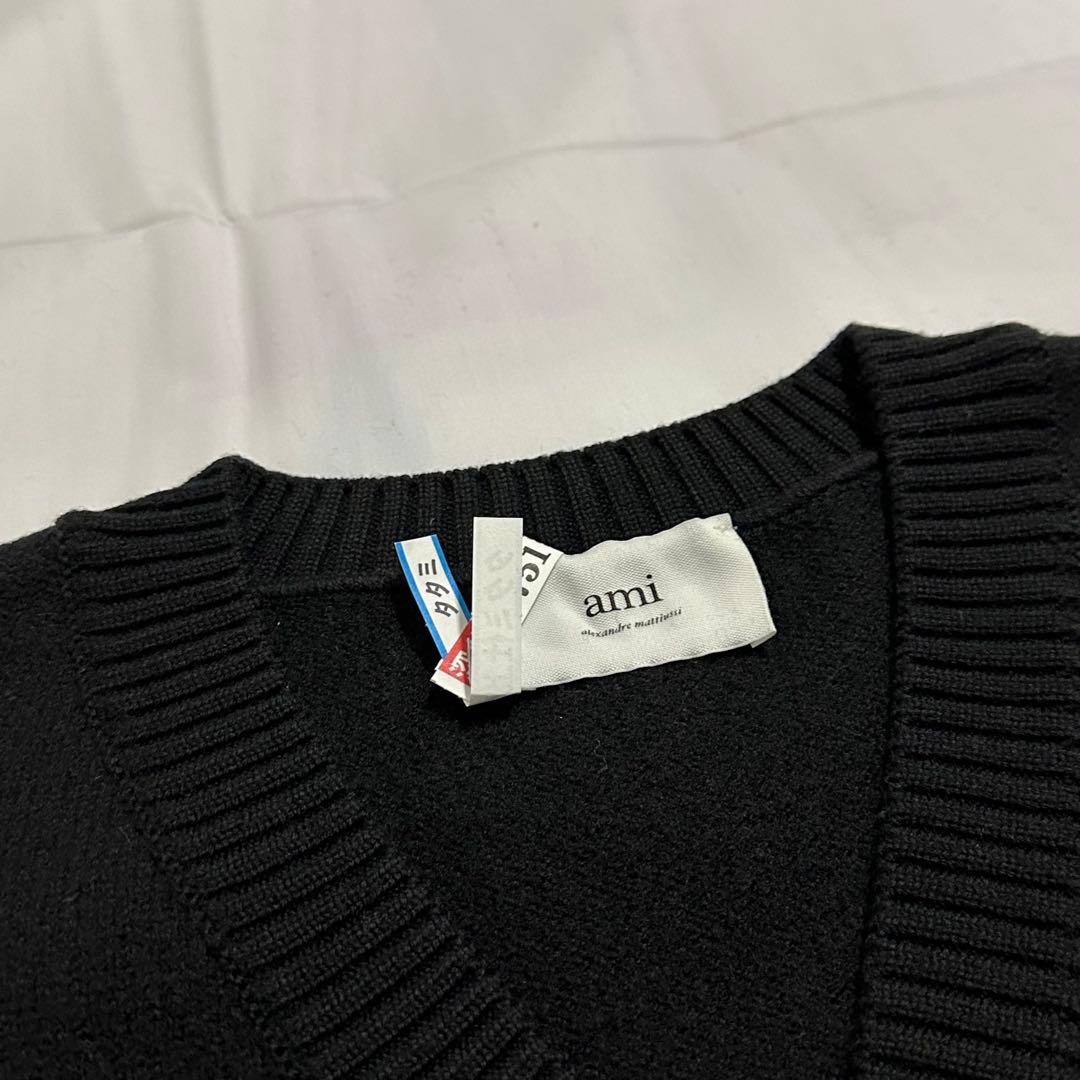 美品☆アミパリ☆ベスト☆ブラック☆男女兼用☆Sサイズ☆ハート☆