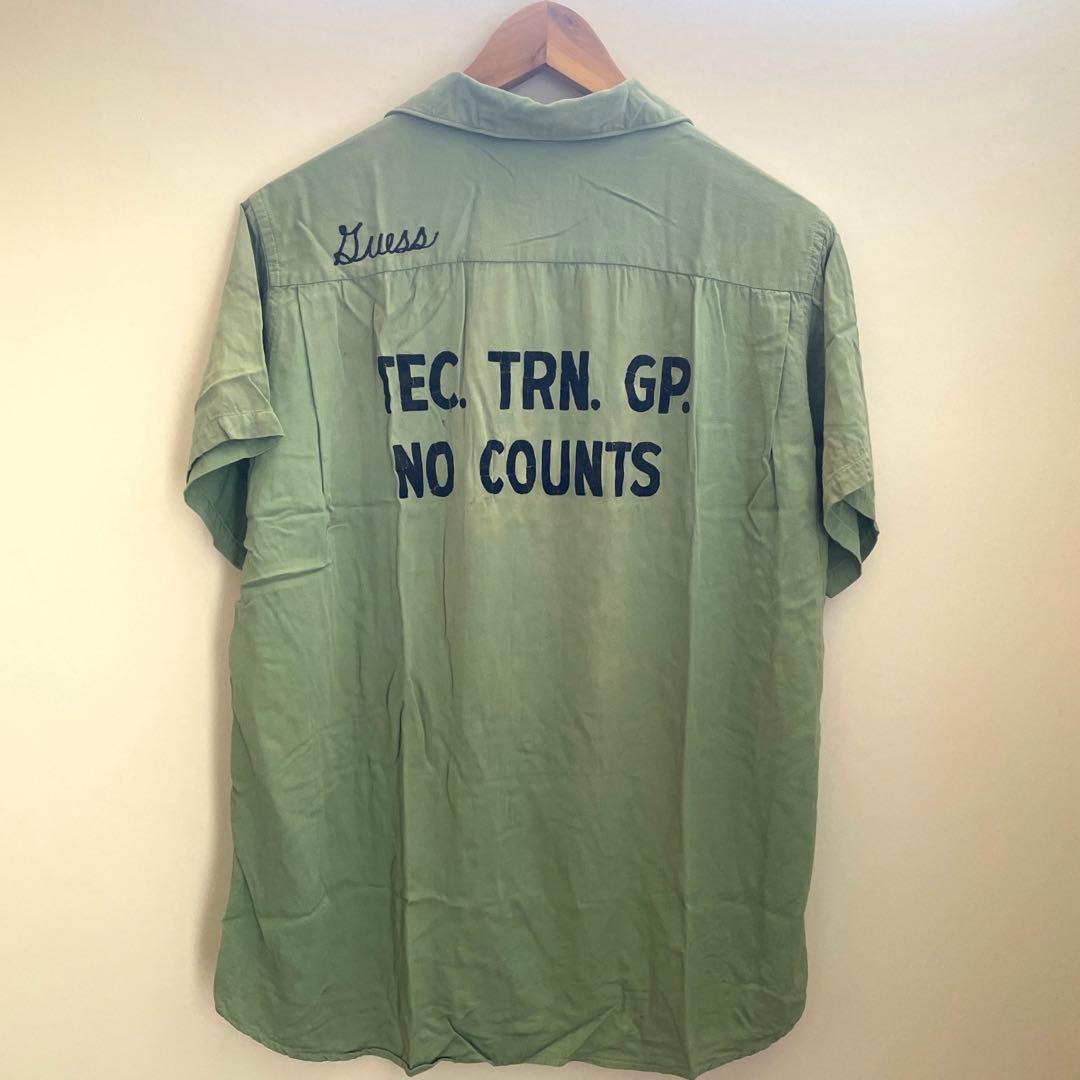 Hilton ボーリングシャツ 希少50-60s 黒タグ M