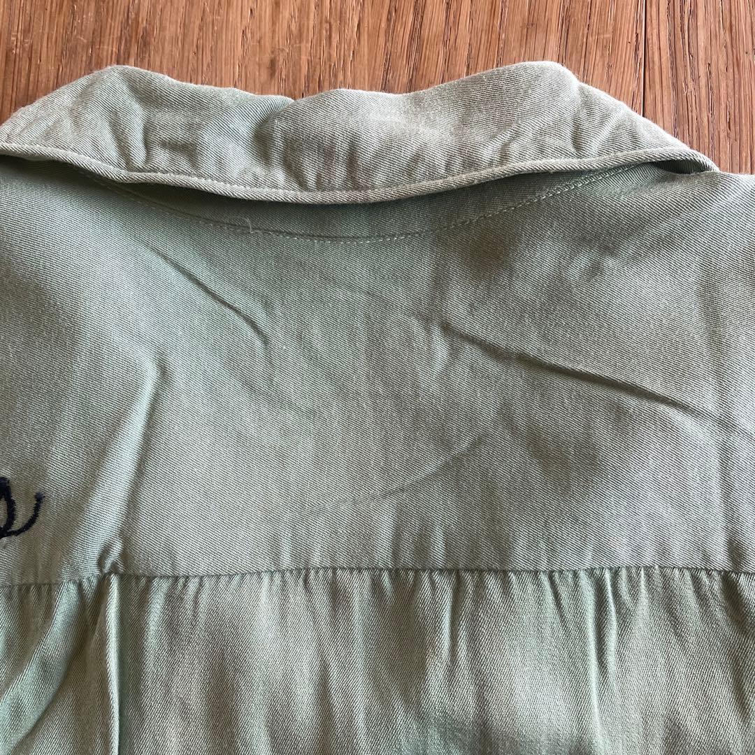 Hilton ボーリングシャツ 希少50-60s 黒タグ M