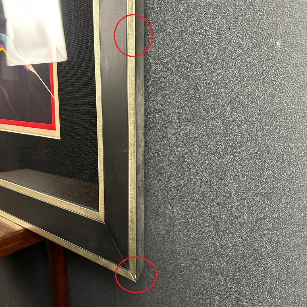 黒崎彰「万華鏡」4枚連作 木版画 直筆サイン入り 額縁入り 限定100点