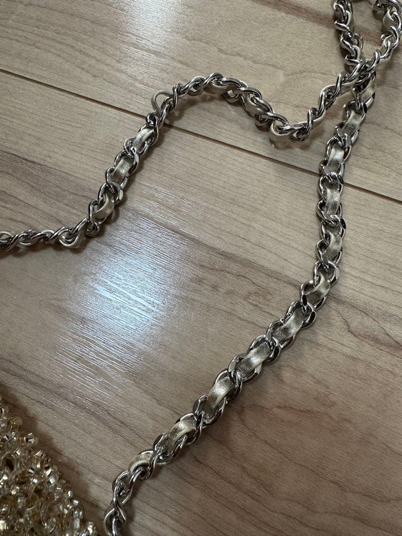 アンテプリマ ゴールドビーズショルダーバッグ